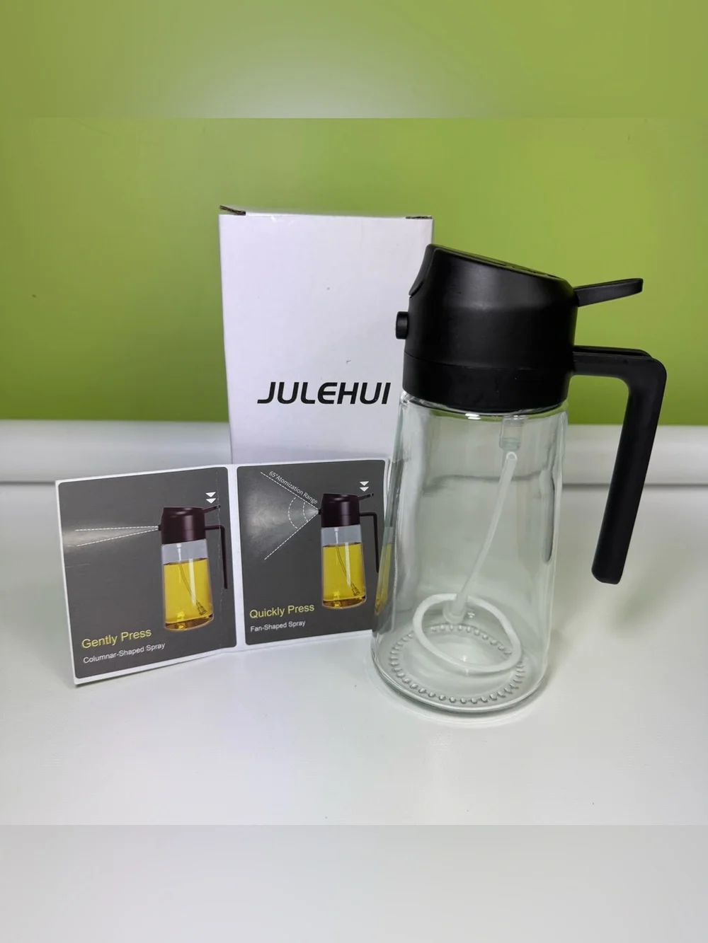Julehui 2-in-1 kitchen dispenser glass NWT